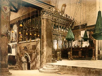 Interior of the Church of the Nativity, Bethlehem